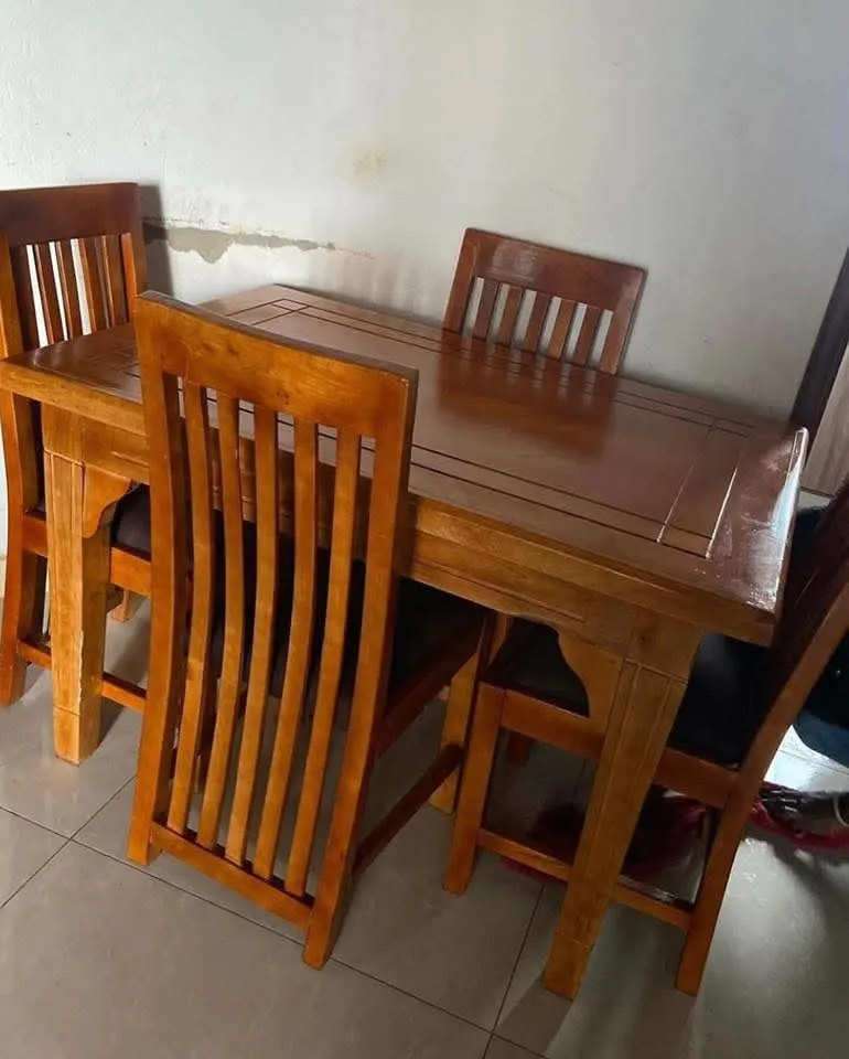 6 seater chair with table